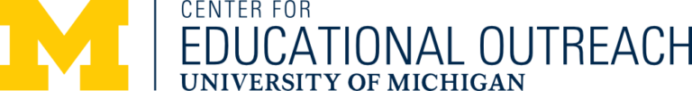 Logo for Center for Education Outreach at University of Michigan