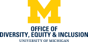 Logo for the Office of Diversity, Equity & Inclusion at University of Michigan